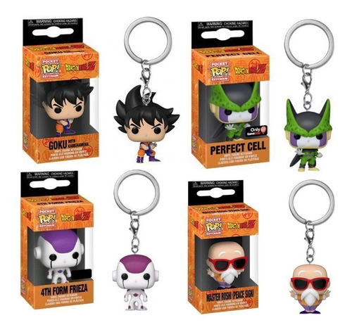 Funko Pop Llavero Goku Vegeta Cell Freezer Dragon Ball Z