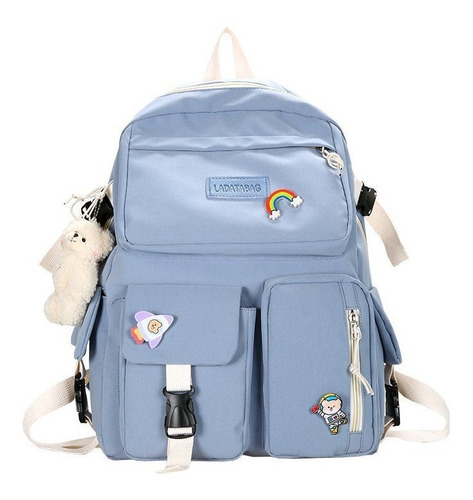 Mochila Impermeable Mujer 17 Pulgadas Kawaii Coreano Nuevo