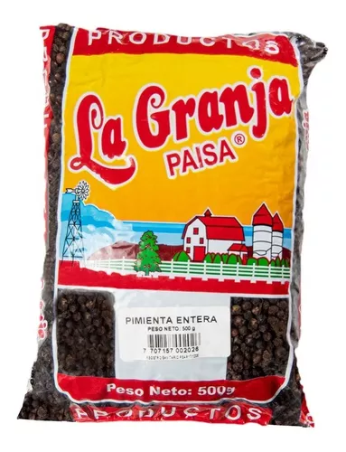 Pimienta Negra En Grano X500g - g a $59