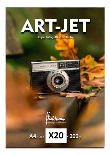 Papel Fotográfico Brillante A4 Art-jet® 200gr Flex A4 X 20h
