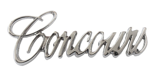 Emblema Concours Nova Auto Clasico Metal Cromo 