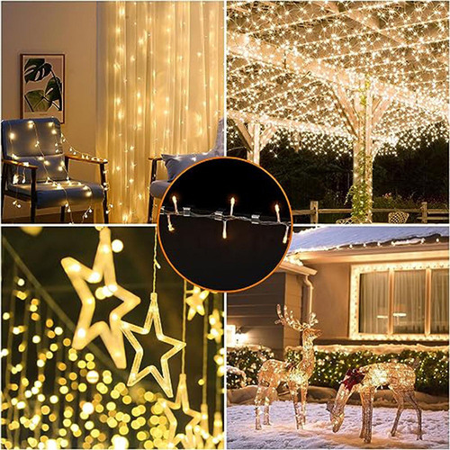 50 Piezas Clips De Luz De Navidad Ganchos De Luz Ganchos L