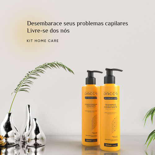 Dacca Home Care Shampoo Condicionador Leave-in Profissional