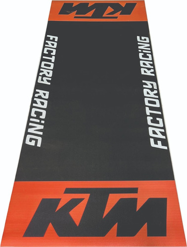 Alfombra Team Moto Impresa 90x200 Ktm Mx Qpg