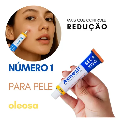 Acnezil Gel Antiacne Secativo 10g Cimed Incolor Espinhas