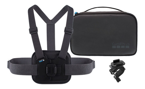 Estuche Kit Gopro Pechera + Soporte Bici +maletin 5 6 7 8