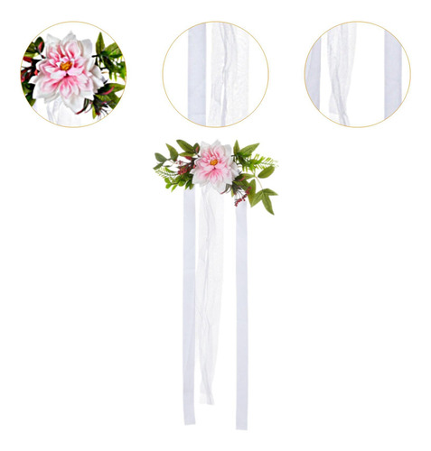 Decoraciones Florales Para Respaldo De Silla De Rosa