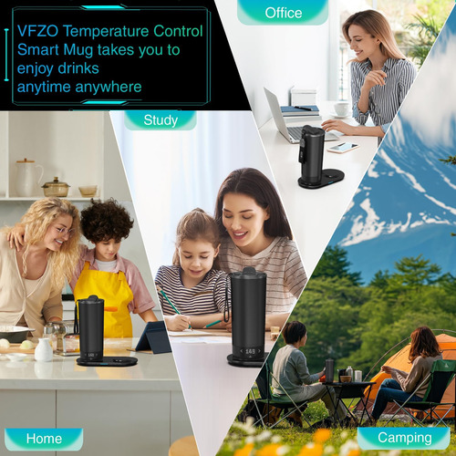 Control De Temperatura Vfzo Taza De Viaje Con Calefacción Sm