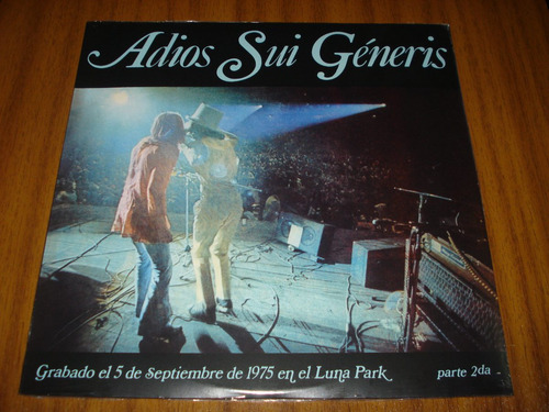 Vinilo Sui Generis / Adios...volumen 1 Y 2 (nuevo Y Sellado)