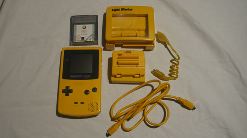 Consola Game Boy Color Cable,luz Accesorios Juego