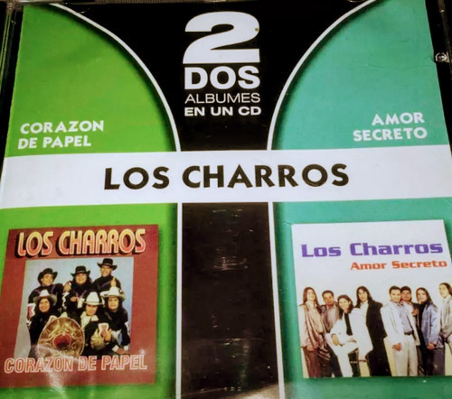 Los Charros Cd Nuevo 22 Temas  / Con Amores Como El Nuestr 