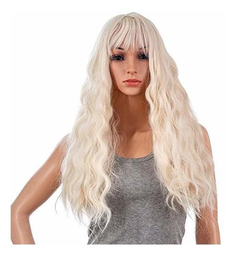 Pelucas - Swacc 26-inch Women Long Wave Curly Synthetic Hair