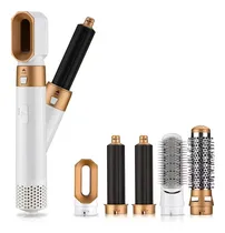 Comprar Secador Pelo Multifunción 5 En 1 Plancha Rizadora Cepillo