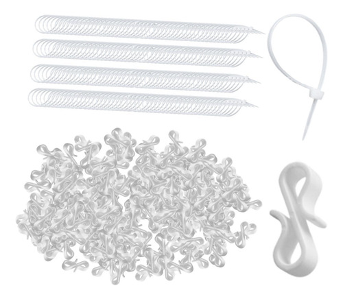 Clips De Luz De 120x Ganchos Colgantes, Clips En Forma De S