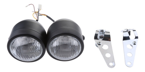 Imagen 1 de 12 de Motocicleta Con Doble Faro Delantero Accesorios Automóvil