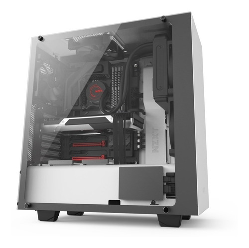 Gabinete Nzxt S340 Elite Matte White 2x Fan Mid Tower Gtia 2