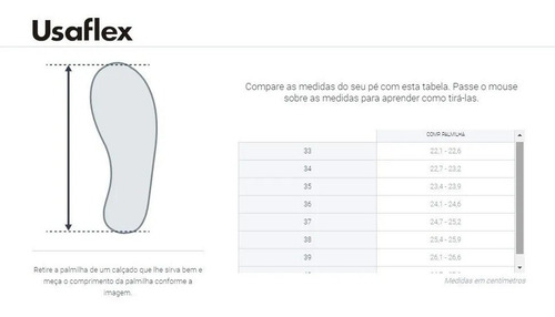 Imagem 5 de 5 de Sapatilha Usaflex T7511 Care Joanetes Couro Confortável