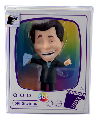 Fandom Box Silvinho Com Aviãozinho Boneco Vinil Colecionável