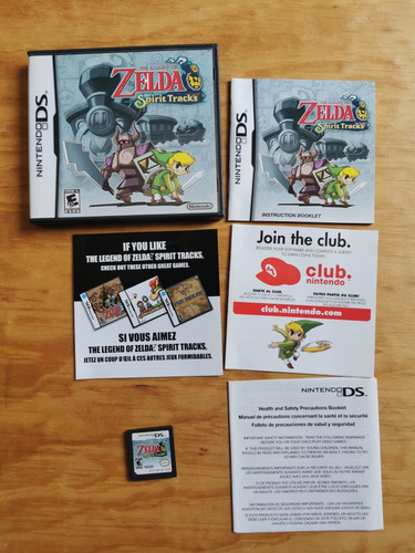 The Legend Of Zelda Spirits Tracks Completo Nintendo Ds 3ds (Usado)