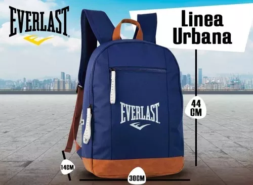 Mochilas Deportivas Everlast Urbanas Hombre Gimnasio Gym Box Color Gris  27398