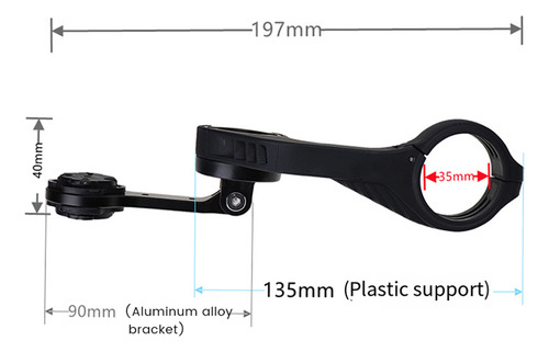 Para Garmin Insta360 Holder Gorpo Lamp Conn Extension