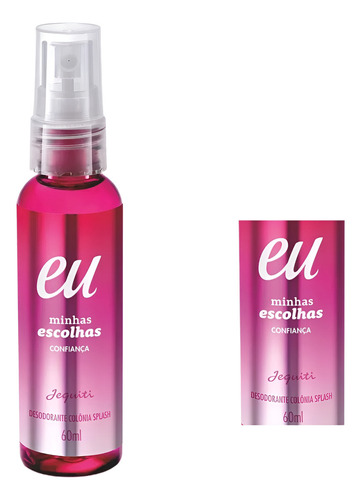 Deo Colonia Splash Eu Minhas Escolhas 60ml Jequiti - Liberdade/confiança/verdade Volume Da Unidade 60 Ml