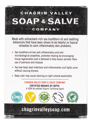 Chagrin Valley Soap & Salve - Organic Natural Soap Bar - Sea