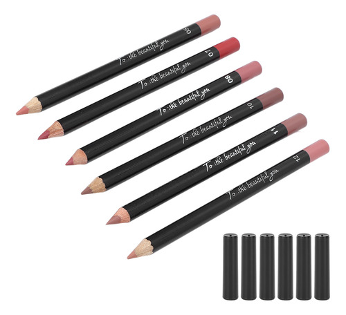 6pcs Lip Lip Liner Profesional Imploude Matte Matte Lip
