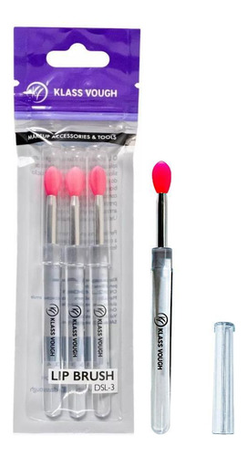 Pincel Para Lábios Klass Vough Lip Brush Dsl-3 Com 3un