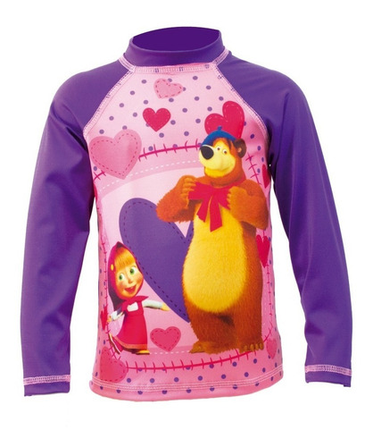 Conjunto De Trajes De Baño Para Niñas - Masha Y El Oso
