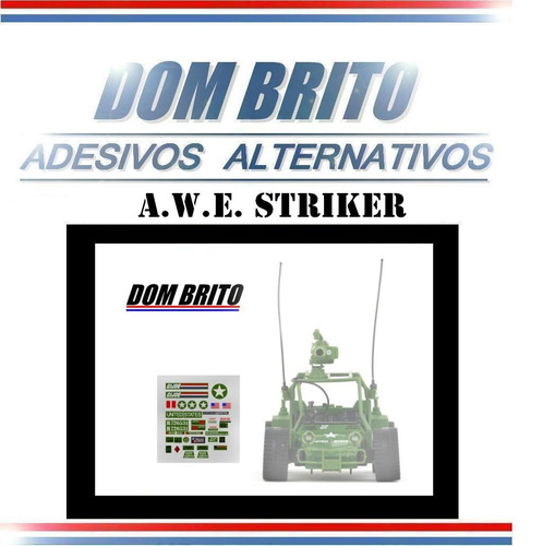 Adesivos Para Gi Joe Awe Striker (buggy Cross Americano)