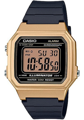 Relógio Casio Masculino Digital Dourado W-217hm 9avdf
