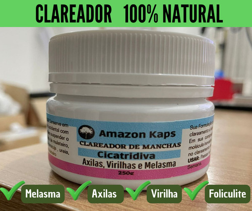 Cicatridiva : Clareador De Manchas E Melasma Todo Tipo De Pele Noite