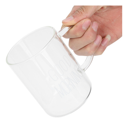 Taza De Café, 350 Ml, Con Mango De Leche Transparente, Taza