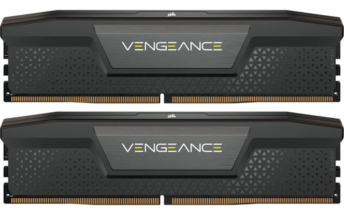Memoria Ram Para PC 6400mhz Ddr5 32gb 2x 16gb Corsair Vengeance CMK32GX5M2B6400C36 Preto