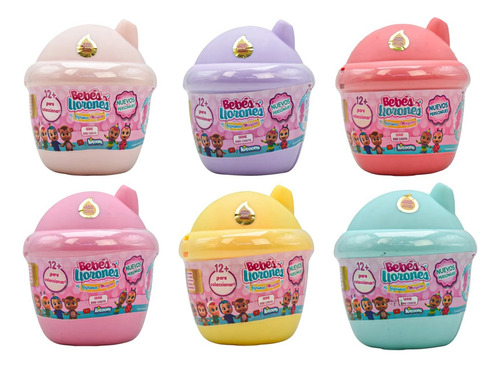 Fotorama Bebes Llorones Set 2 Casita Bibe 6 Colores A Elegir