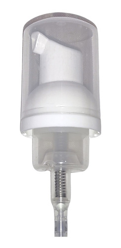 Botella Mini Foamer Cilíndrica 50 Ml C/dosif Blanco 100 Pzas