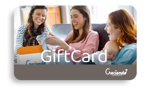 Imagen 1 de 3 de Tarjeta Gift Card De Regalo Creciendo