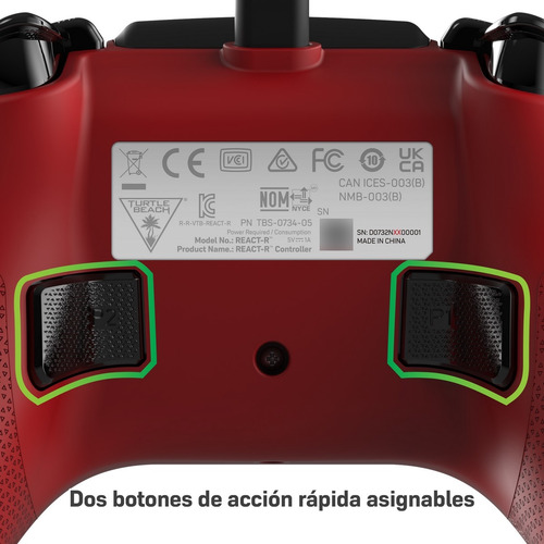 Control Turtle Beach React-r Para Xbox One/series Xs/pc Red
