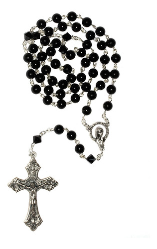 Rosario De Oración Católica Con Piedras Preciosas: Incluye Y