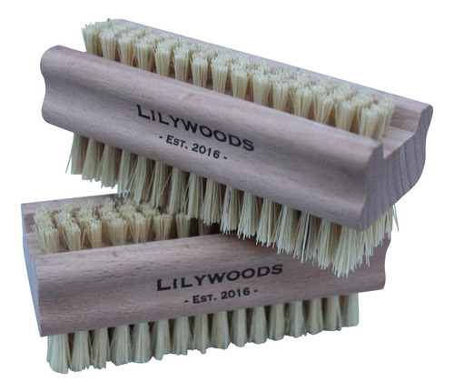 Lilywoods Cepillo De Unas De Madera Extra Resistente Con Cer