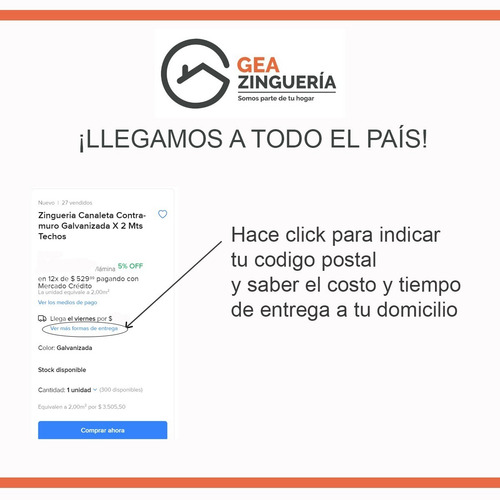 Zingueria Cumbrera Articulada Negra Sinusoidal 1.22mts Techo
