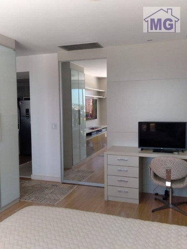 Imagem 13 de 22 de Flat Com 1 Dormitório À Venda, 63 M² Por R$ 380.000,00 - Glória - Macaé/rj - Fl0019