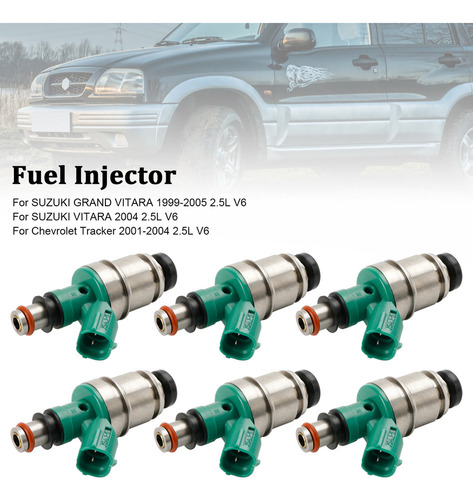6 Inyectores De Combustible Para Suzuki Grand Vitara Tracker