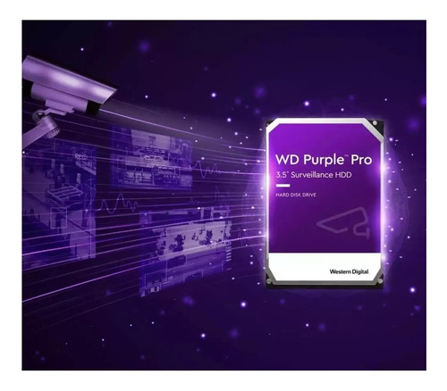 Imagen 4 de 4 de Disco Duro 8tb Western Digital Purple Pro Videovigilancia Ia