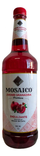 Jarabe Premium Granadina Endulzante Mosaico 1 Lt