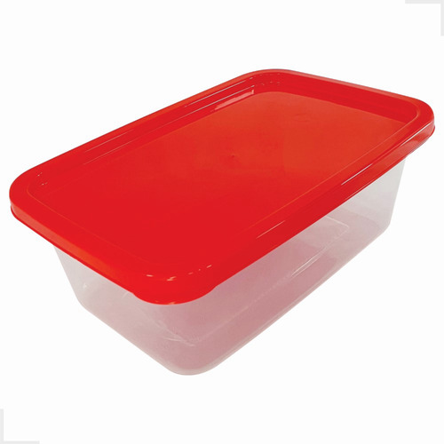 Kit 10 Potes 500ml Transparente Marmita Infantil Fitness Kit