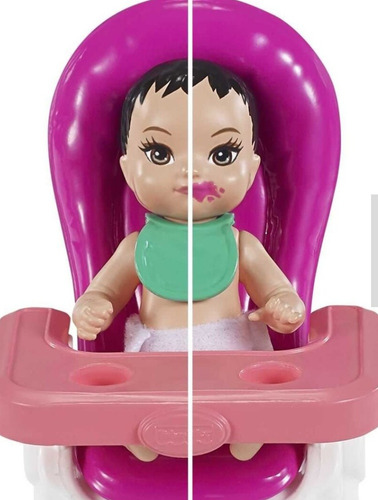 Barbie Skipper Babysitters Niñera De Cumpleaños Con Bebe