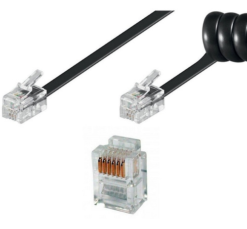 Cable Telefonico Rj11 Por Metros 5 Metros X 5 Usd