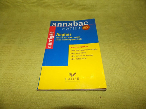 Annabac 2000 Anglais Séries L, Es, S / Séries Technologiques